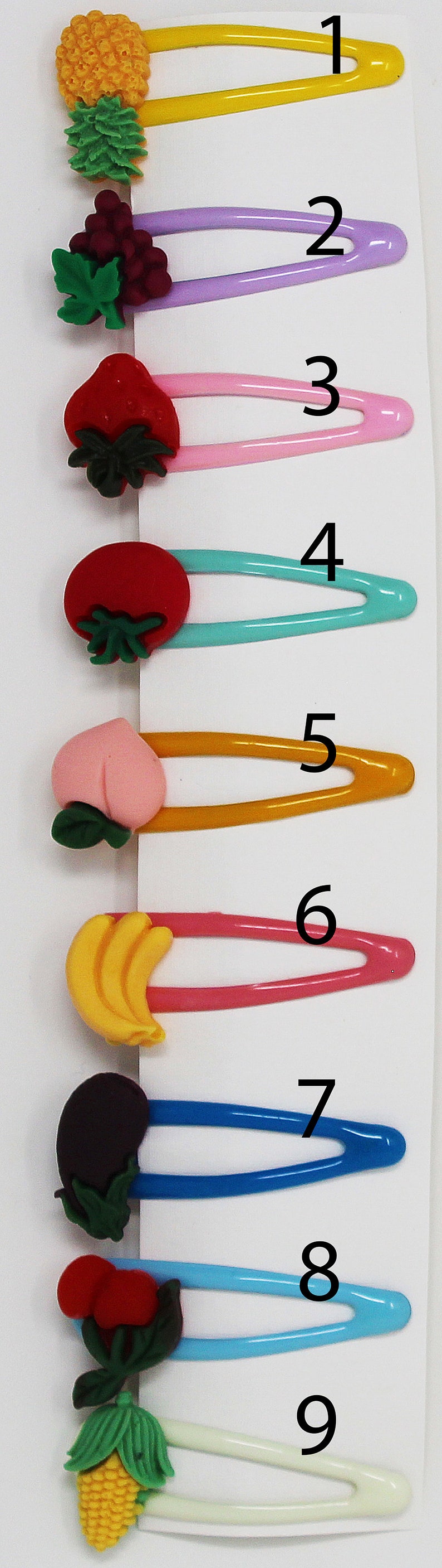 Fruit Colorful Hairpins.Hair Clip.For Children. image 3