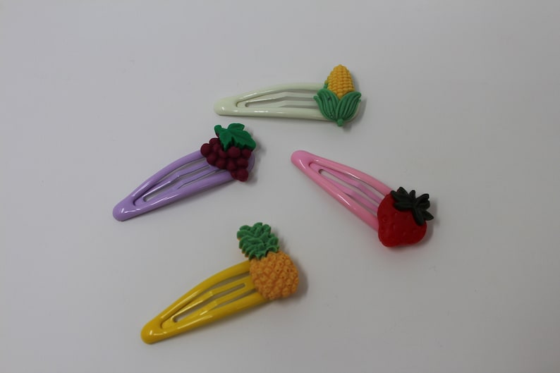 Fruit Colorful Hairpins.Hair Clip.For Children. image 1