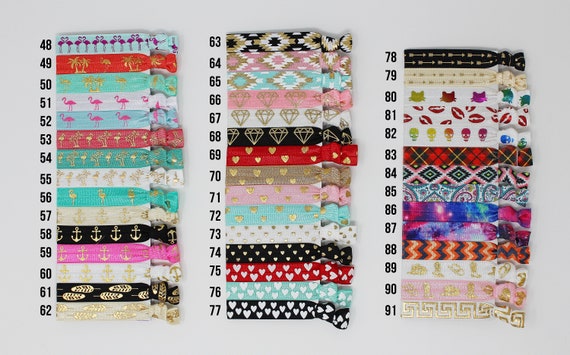 Girls Night Out Hair Ties Bachelorette Favors Elastic Wrist Etsy