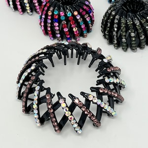 Rhinestone women hair accessories,large hair clip,ponytail holder,gift item.