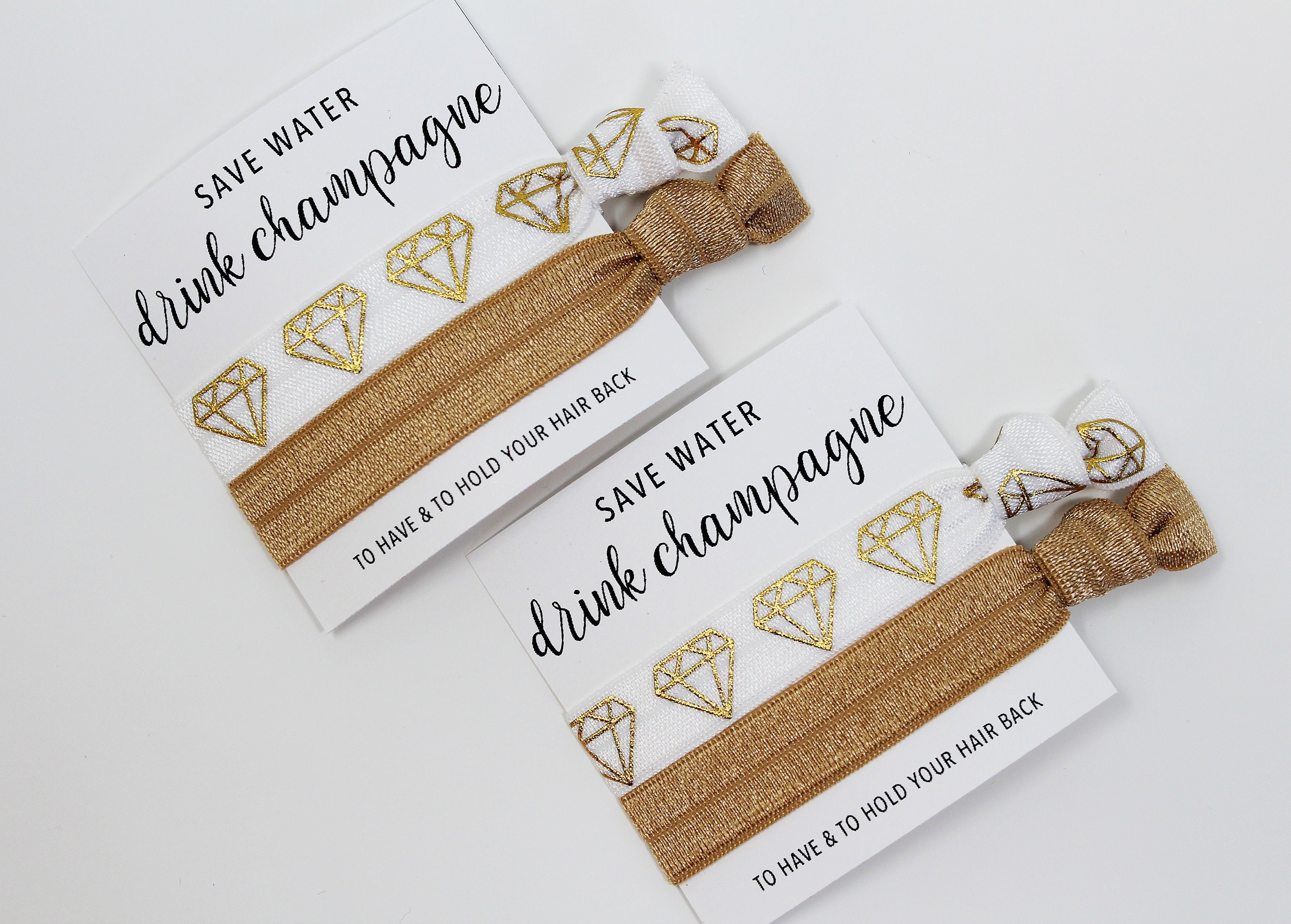 Save Water Drink Champagne Hair Ties Bachelorette Favors - Etsy Save Water Drink Champagne Hair Ties Bachelorette Favors - Etsy