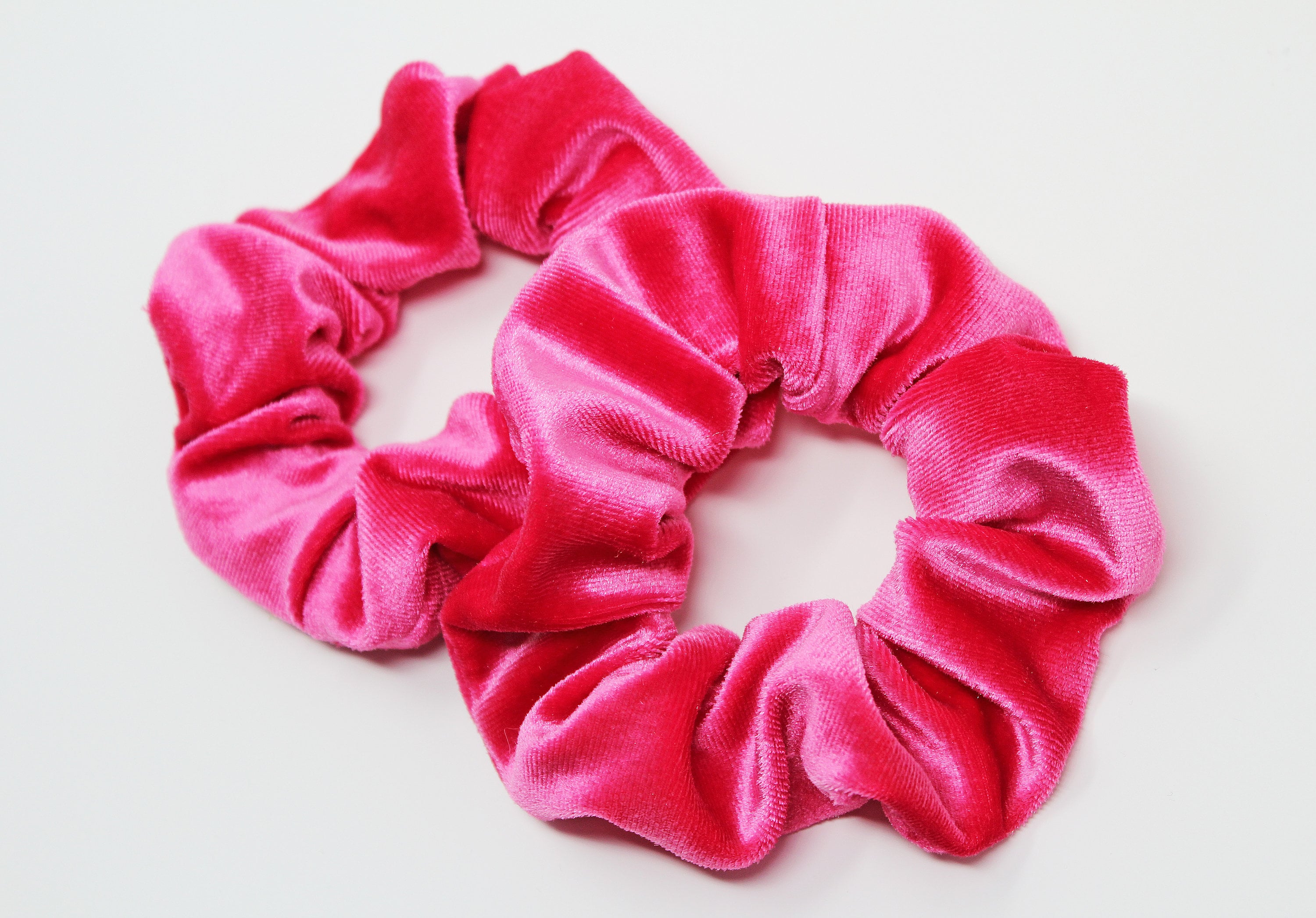 Pink velvet scrunchie outlet