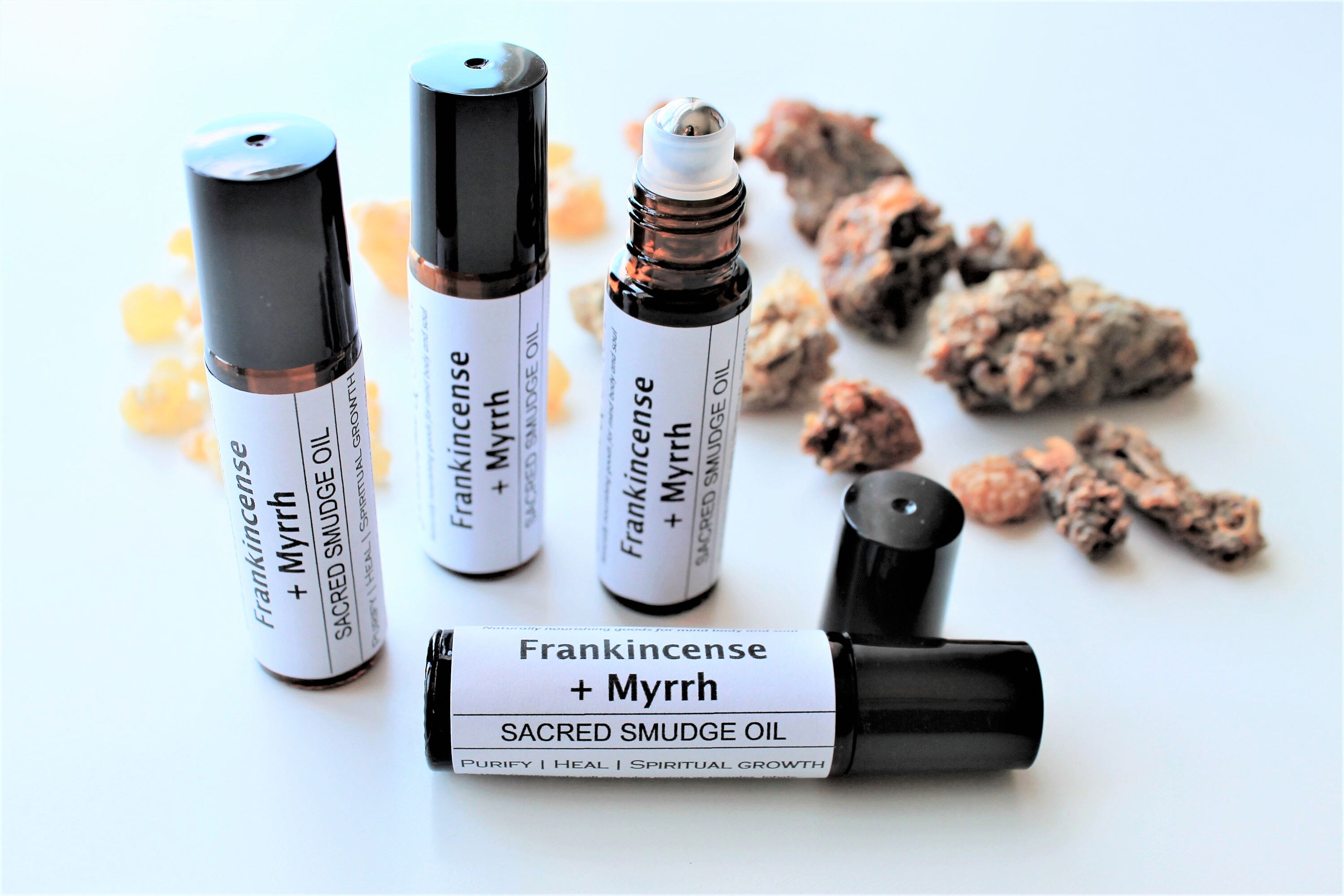 Frankincense and Myrrh Rollon // Biblical Oil Roll on // Etsy
