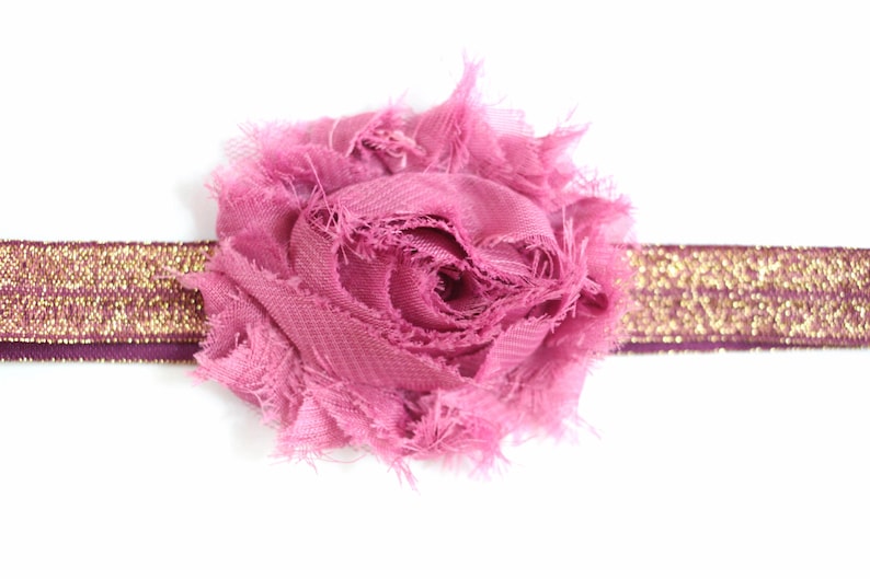 Floral and Elastic Headband