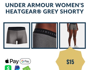 Under Armour Women's HeatGear® Grey Shorty