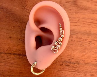 Rose gold with yellow gold base