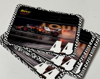 Lewis Hamilton Las Vegas GP Sticker – F1 Race Car Photo