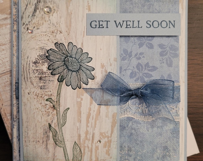 Handmade Get Well Soon Greeting Card - Etsy