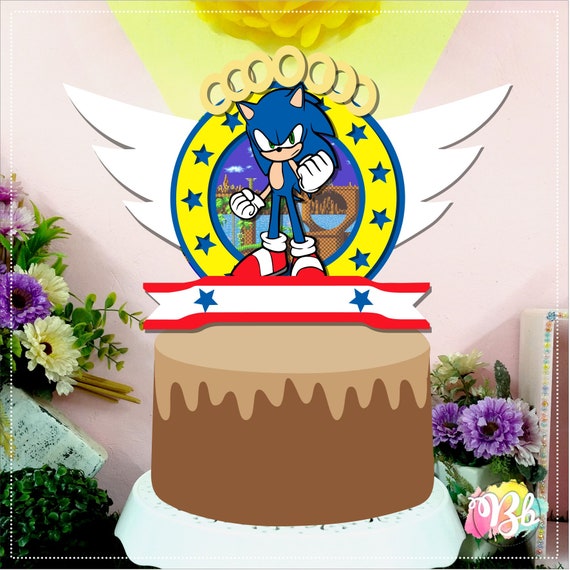 6th Birthday Shaker Cake Topper