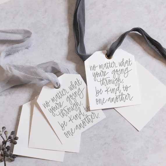 Hand Lettered Stamp | Kindness Quote Stamp