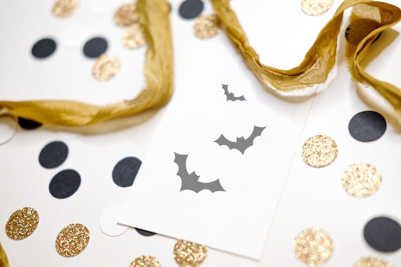 Bat Stamp | Various Size Bats Stamp | Halloween Stamp | Halloween Bat Stamp