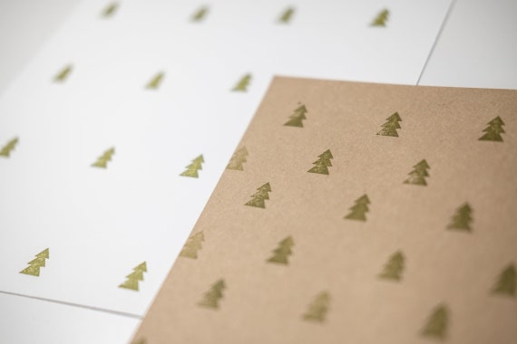 Christmas Tree Stamp | Pine Tree Stamp | Minimal Tree Stamp | Doodle Tree Stamp | Hand Drawn Tree Stamp