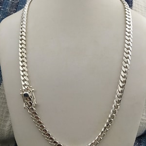 8mm 26inch hand made cuban link necklace