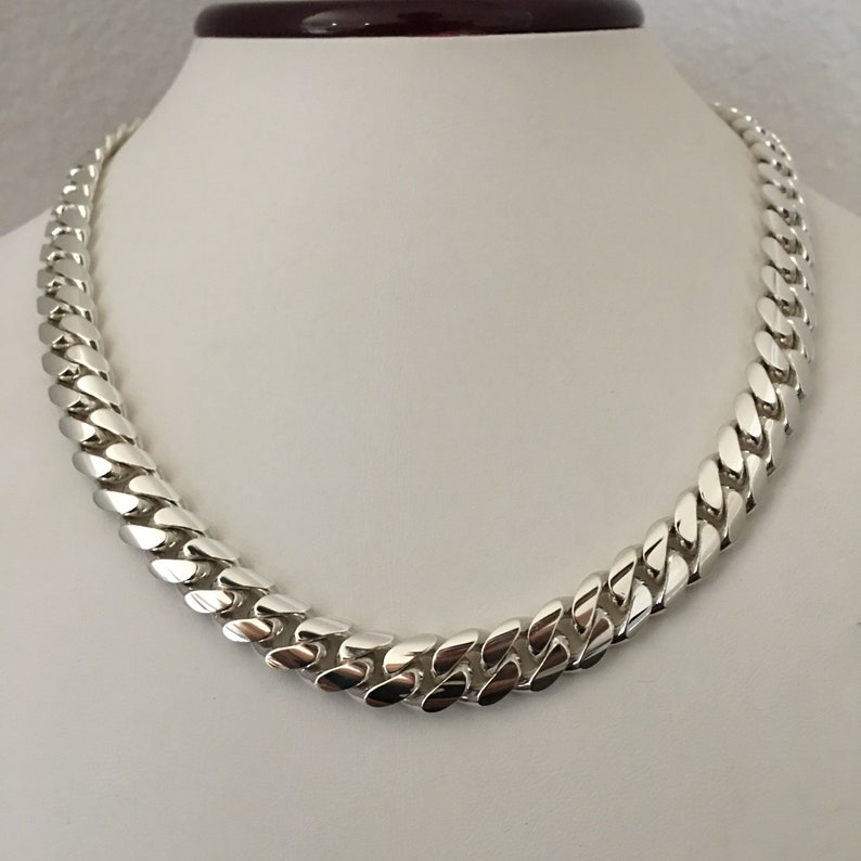 9mm Hand Made Cuban Link 999 Pure Solid Silver 20 Inch - Etsy