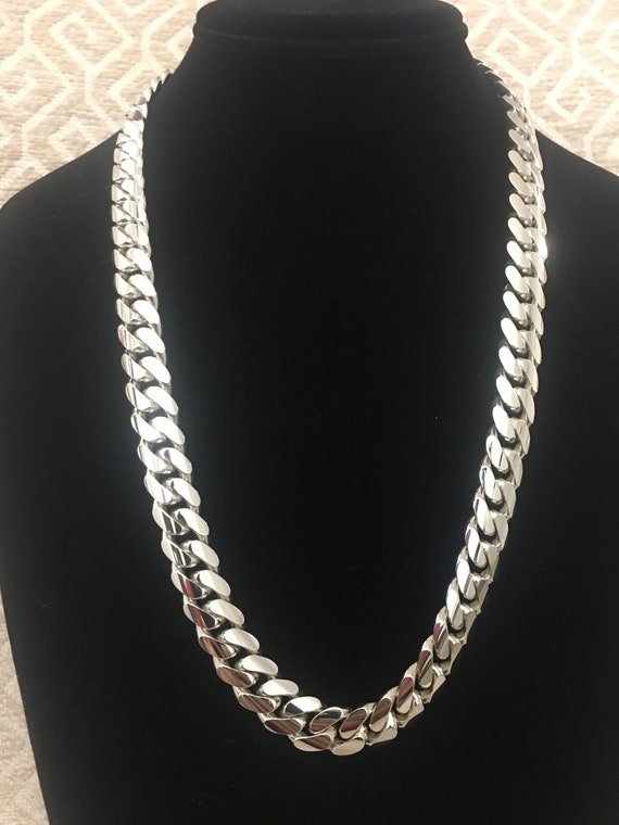 11mm26 Inchspure 999 Silver Hand Made 