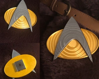 Star Trek TNG Communicator Badge Refrigerator Magnets Magnet | The Next Generation Nerd Gift | Home Kitchen Magnet