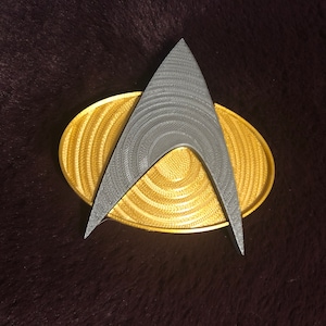 Star Trek Inspired TNG Communicator Badge Refrigerator Magnets Magnet | The Next Generation Nerd Gift | Home Kitchen Magnet