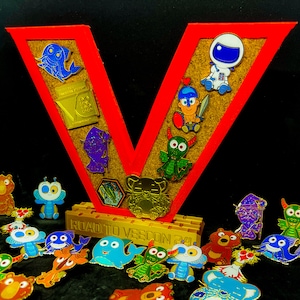 Cork Pin Collectors Stand RTV 2024 Inspired 3DPRINTED | Holds 8-10 pins | Pins not included