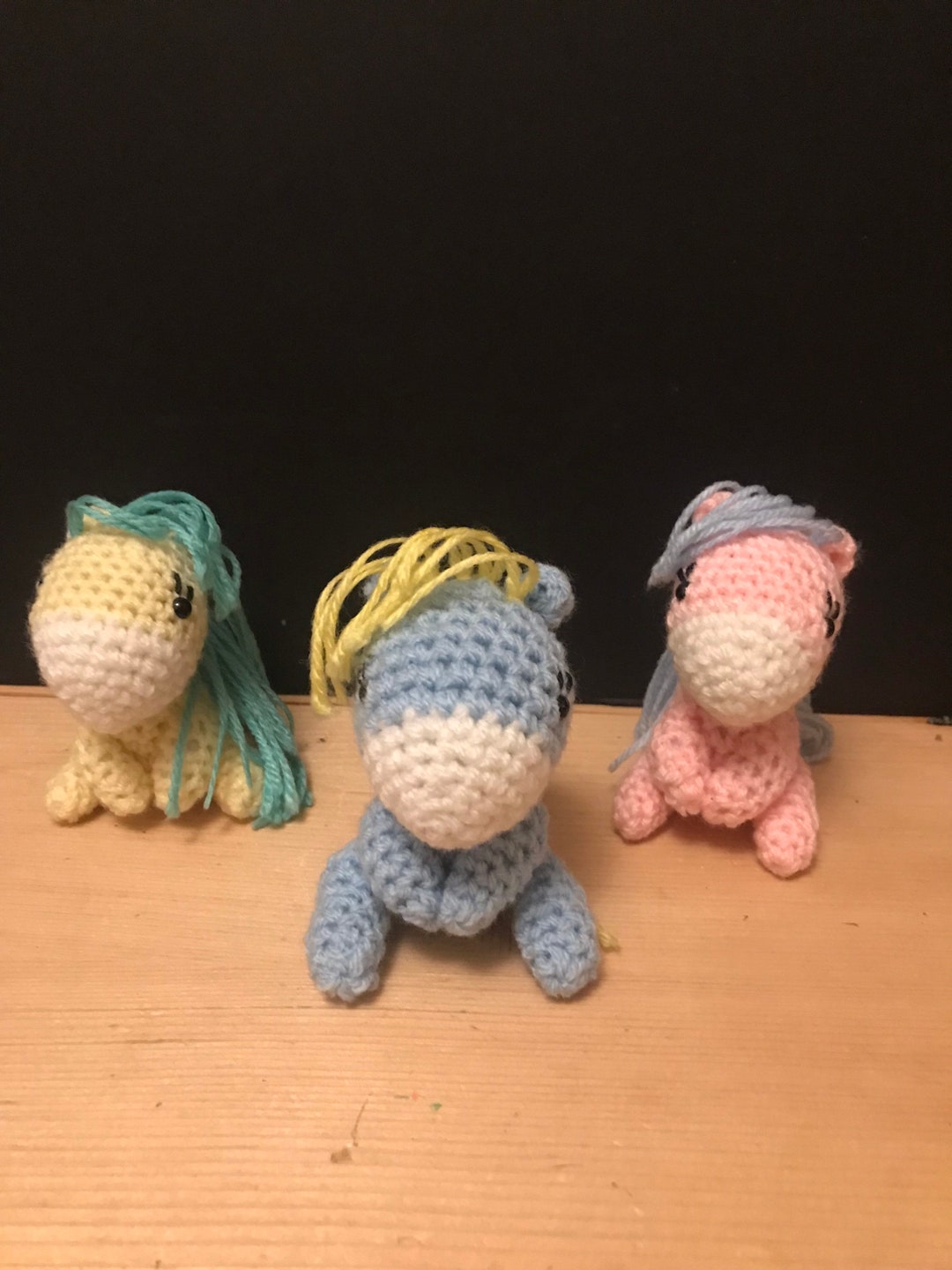 Figurine Mon Petit Poney G1 Takara - Rose Et Bleu - Fabrication Française
