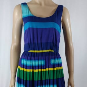 Calvin Klein Vintage Dress, Abstract Geo Print, Size M
