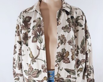 linen jean jacket womens