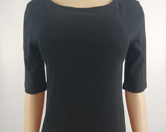 Ralph Lauren Black Dress 100% Cotton Size L