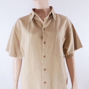 80's Women's Shirt Short Sleeve Button Down Textured - Etsy