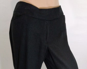 Linen Rayon Black Pants, White House Black Market, Size 12