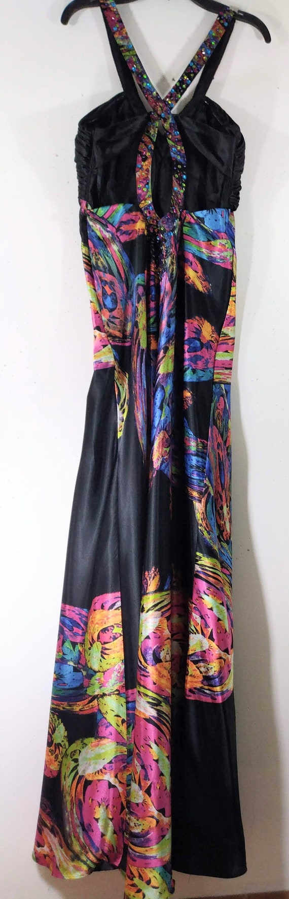 NORDSTROM Gown Women's Semi Formal Colorful Wild … - image 10