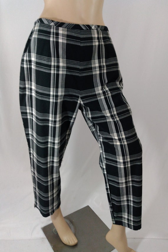 Plaid pants best sale 80s