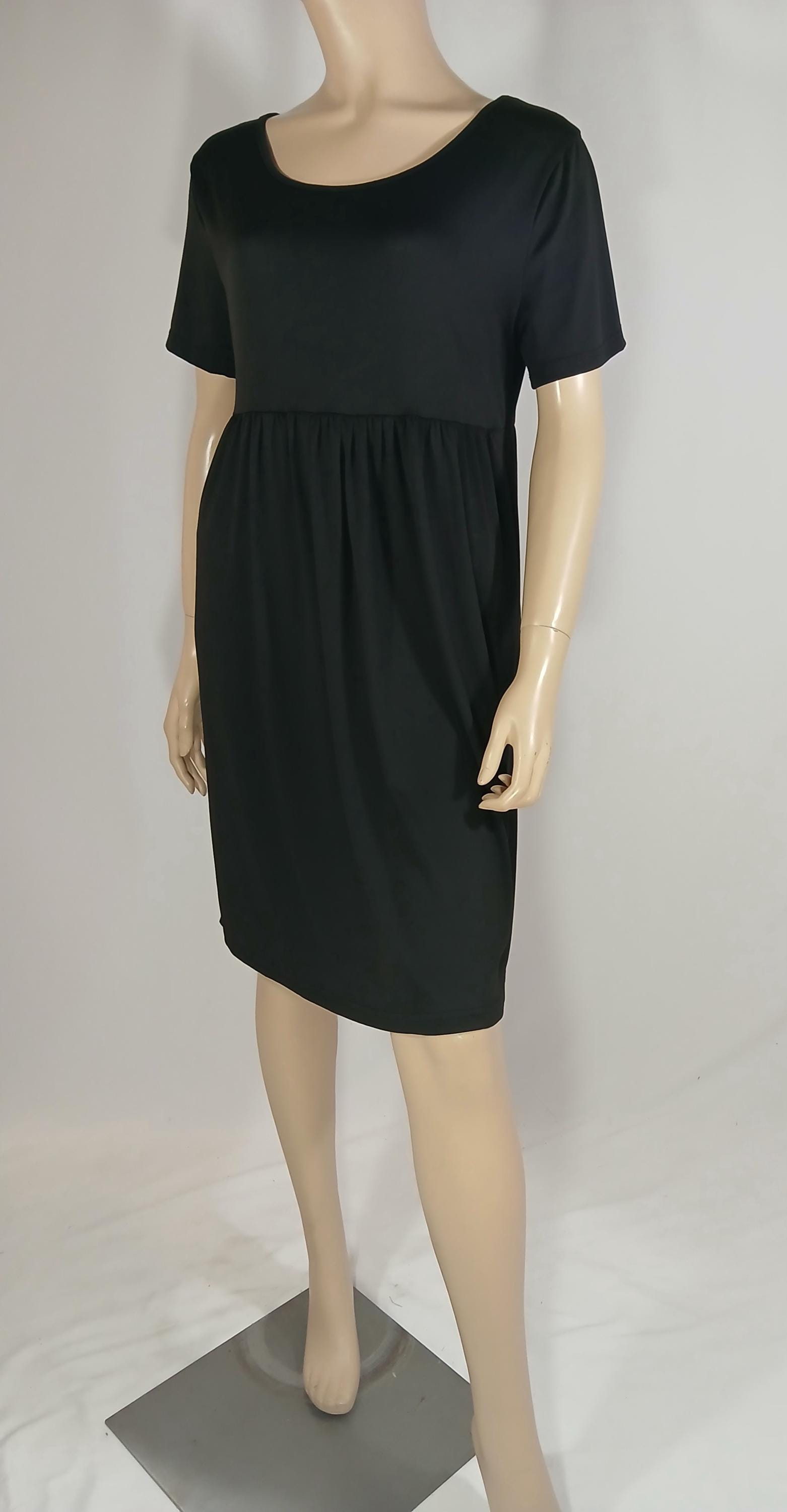 Empire Waist Sleeveless Dress with Pockets