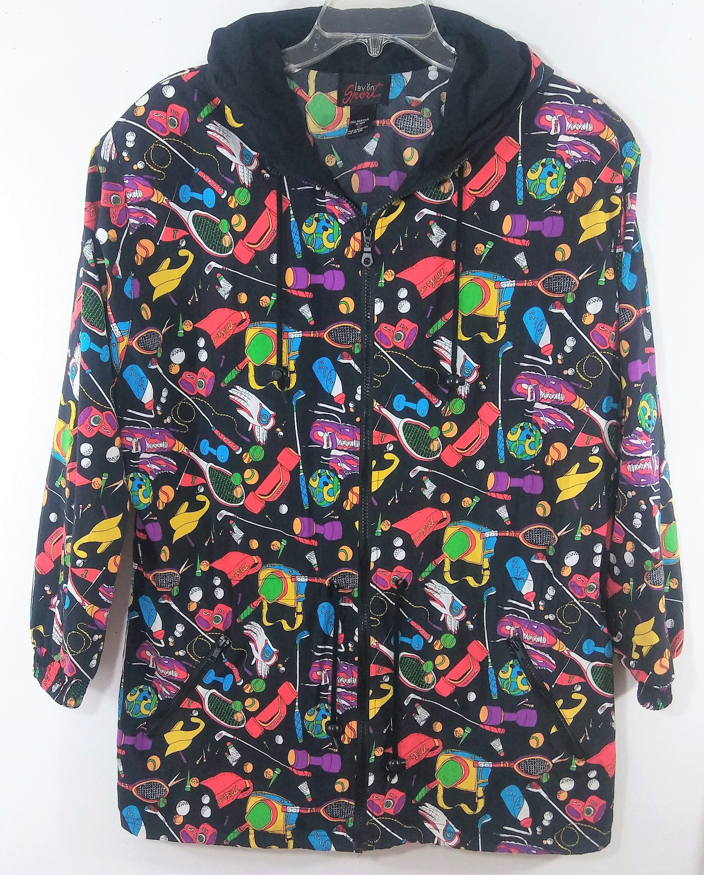 Track Suit Black Rainbow Sports Graphic 