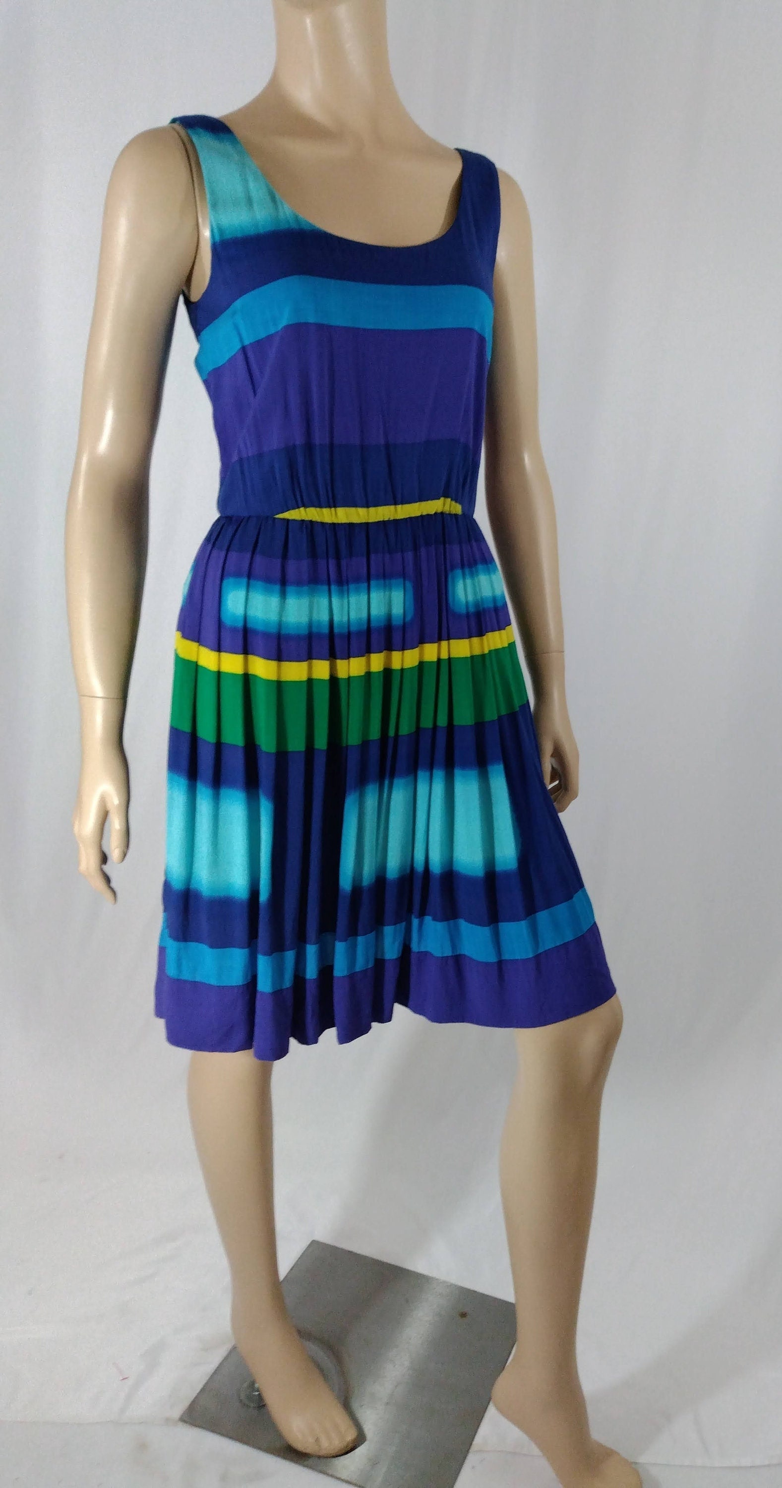 Calvin Klein Vintage Dress, Abstract Geo Print, Size M - Etsy Finland