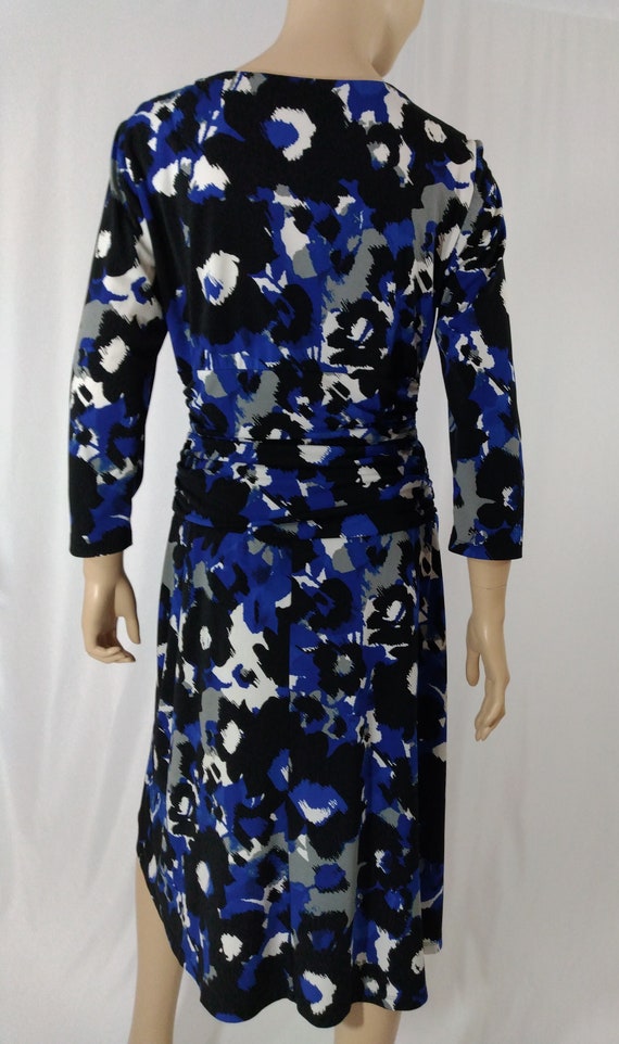 Nine West Dress Women's Dress Abstract Print 3/4 … - image 6