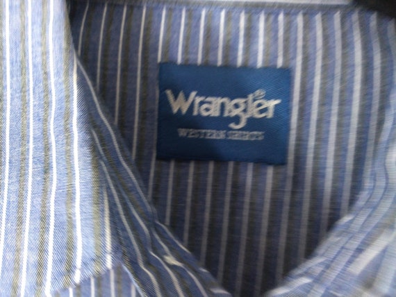 Wrangler Men's Shirt Western Shirt Early 80's Cow… - image 9