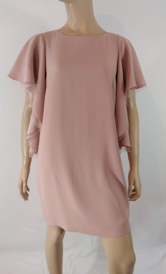 BCBG Pink Dress Women's Romantic Dress Pale Pink '