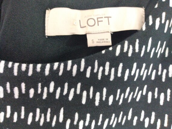 Vintage Geo Black and White Dress, Sleeveless Rayon Blend - Size S - Etsy