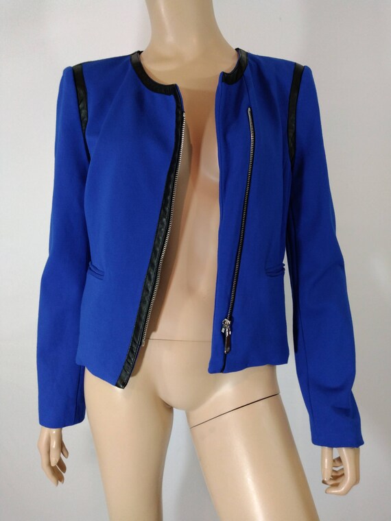 Cobalt Blue Jacket Blazer Women's Cobalt Blue Bla… - image 4