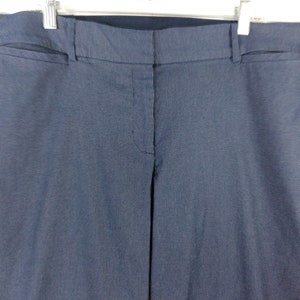Lane Bryant Pants Plus Size Pants Women&#39;s Blue Pinstriped Stretchy Fabric Elastic Inner Waist Chic Classic Vintage by LANE BRYANT Size 20