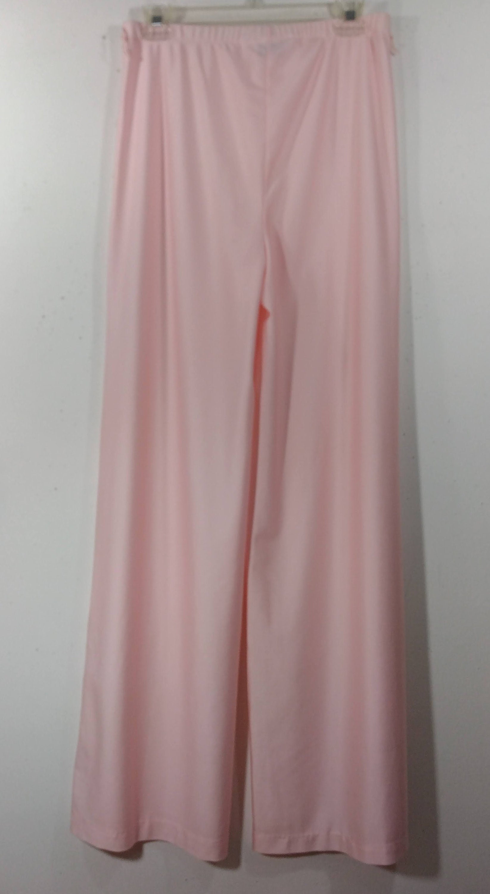 70's Pink Pants Women's Satin Nylon Maxi Full Long Stretchy Elastic Waist  Like New Perfect Condition Vintage by JC PENNEY Qiana Size M -  Canada