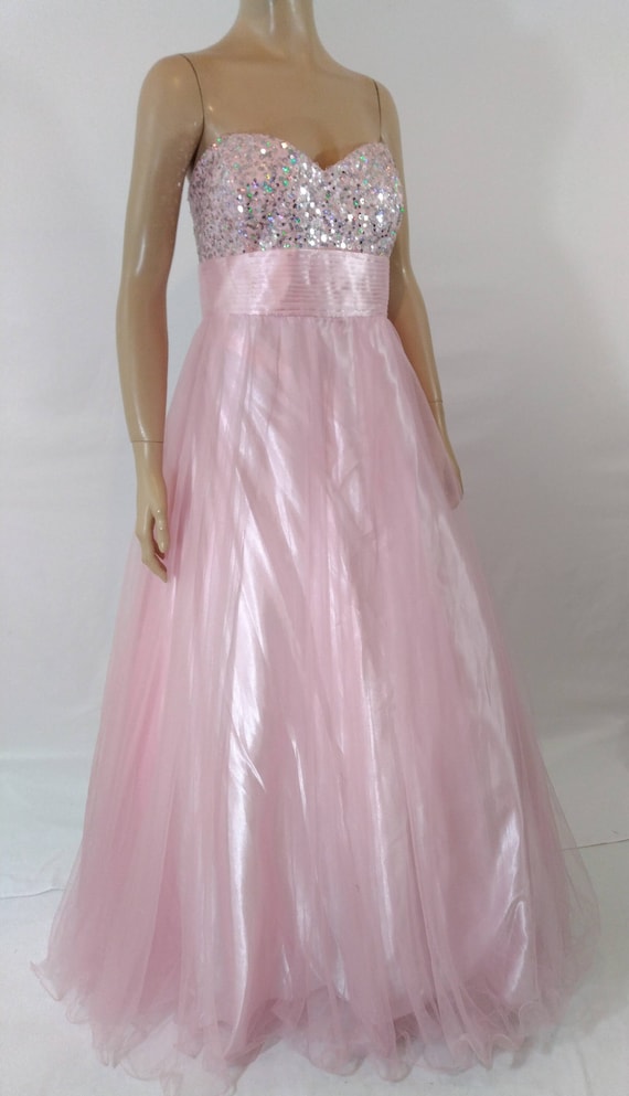 Plus Size Gown Formal Dress Prom Dress Pastel Pink