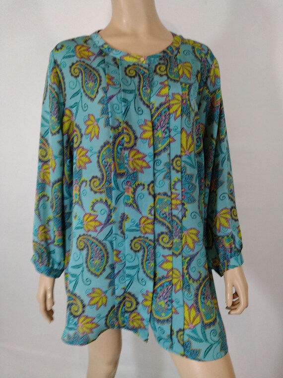 LIZ CLAIBORNE Shirt Plus Size Women's 3/4 Sleeve … - image 2