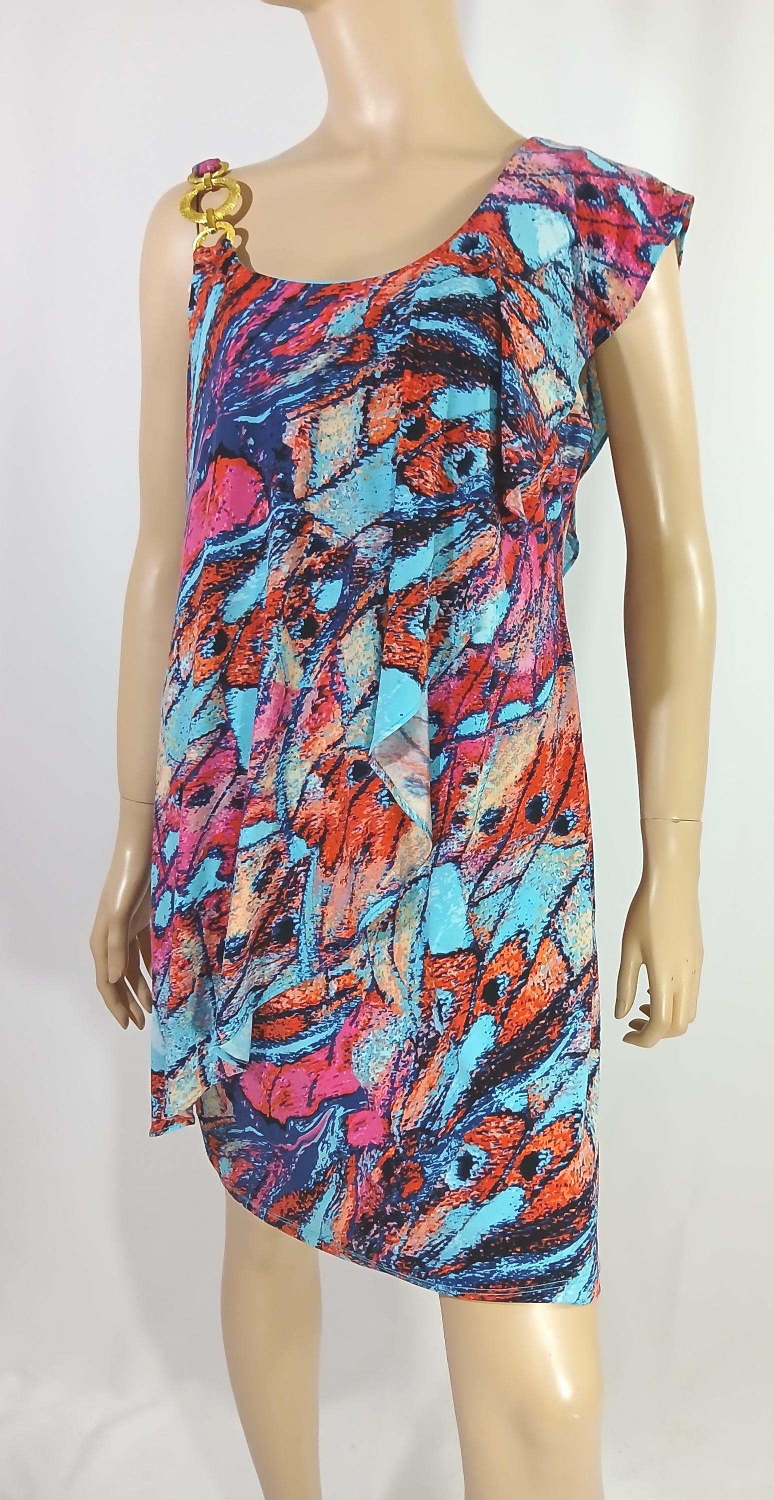 Robe Fille Gianni Bini GB Girls Noir à Motifs Floraux – Taille 10, Sans Manches, Occasion TBE
