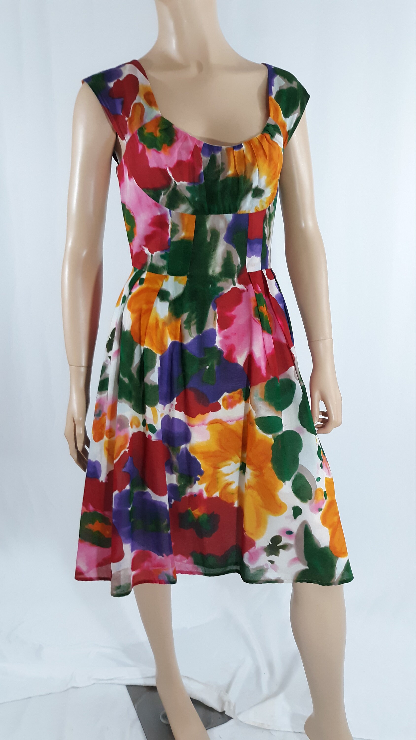 Calvin Klein vestido mujeres verano clásico colorido floral | Etsy