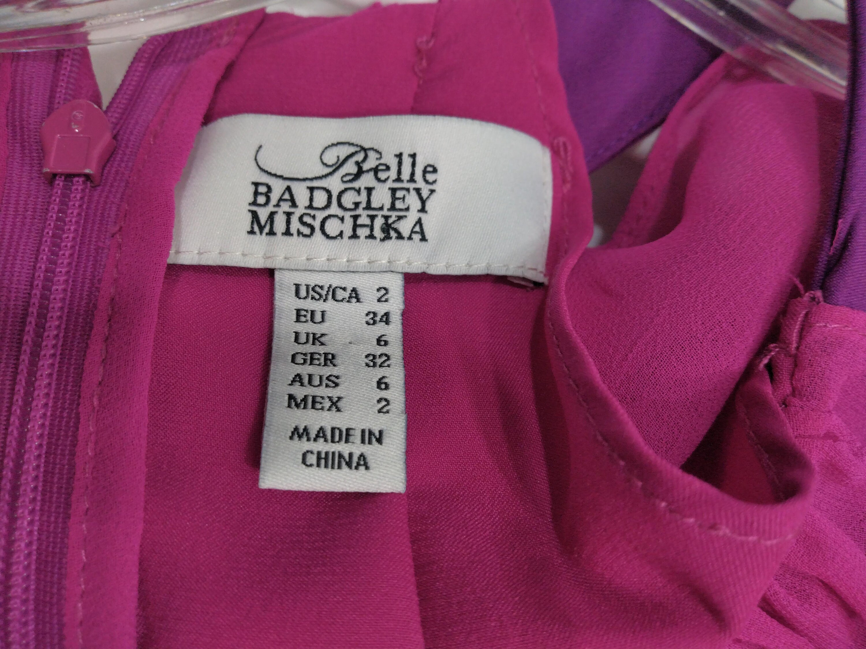 Vintage Belle Badgley Mischka Pink Dress, Size 2 - Etsy
