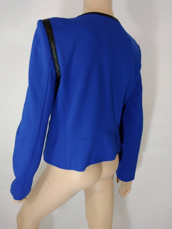 Cobalt Blue Jacket Blazer Women's Cobalt Blue Bla… - image 6