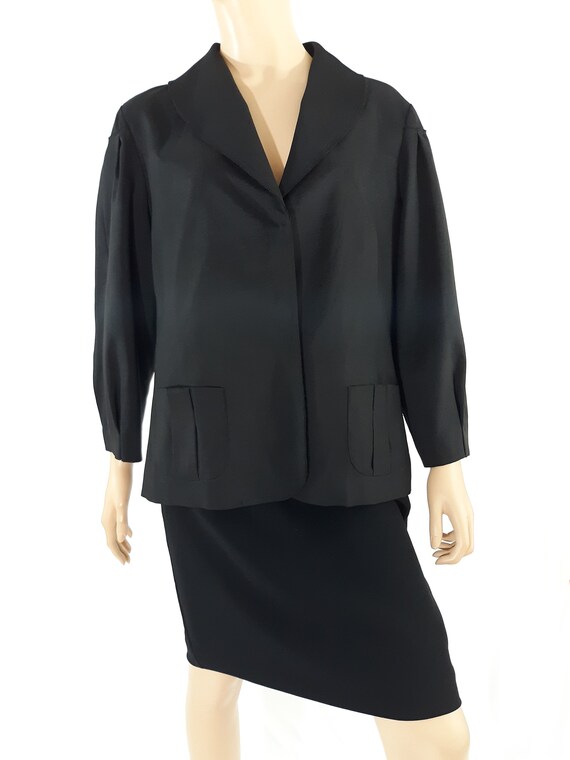 Vera Wang Blazer Women's Black Blazer Jacket Avan… - image 2