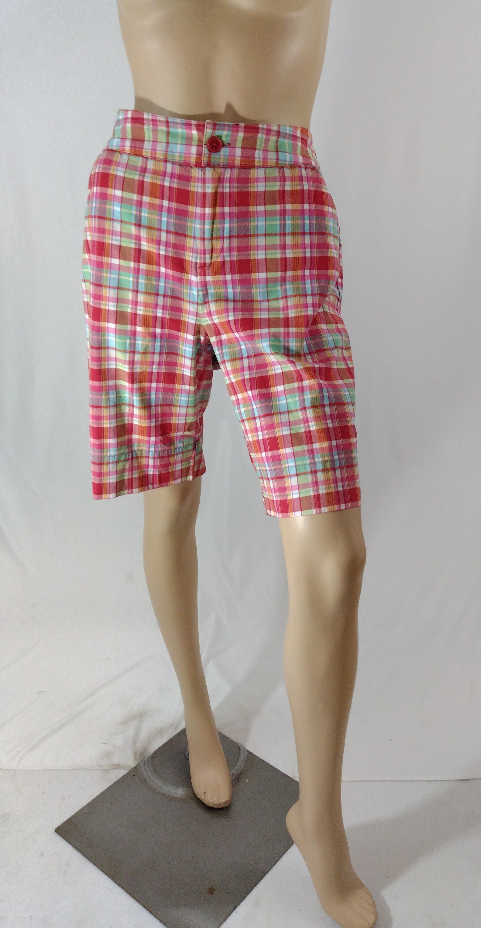 Pantalones cortos de cuadros sale