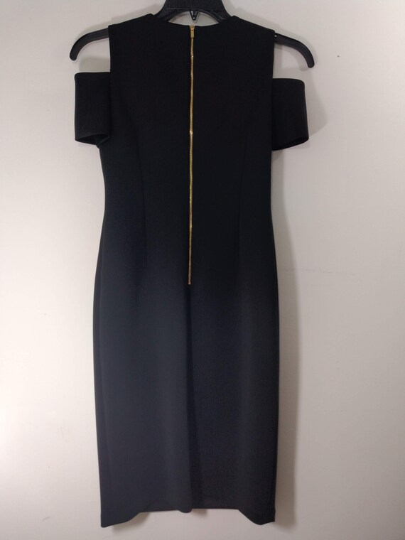 Vintage CALVIN KLEIN Black Cold Shoulder Dress, Size 4 - Etsy Vintage CALVIN KLEIN Black Cold Shoulder Dress, Size 4 - Etsy