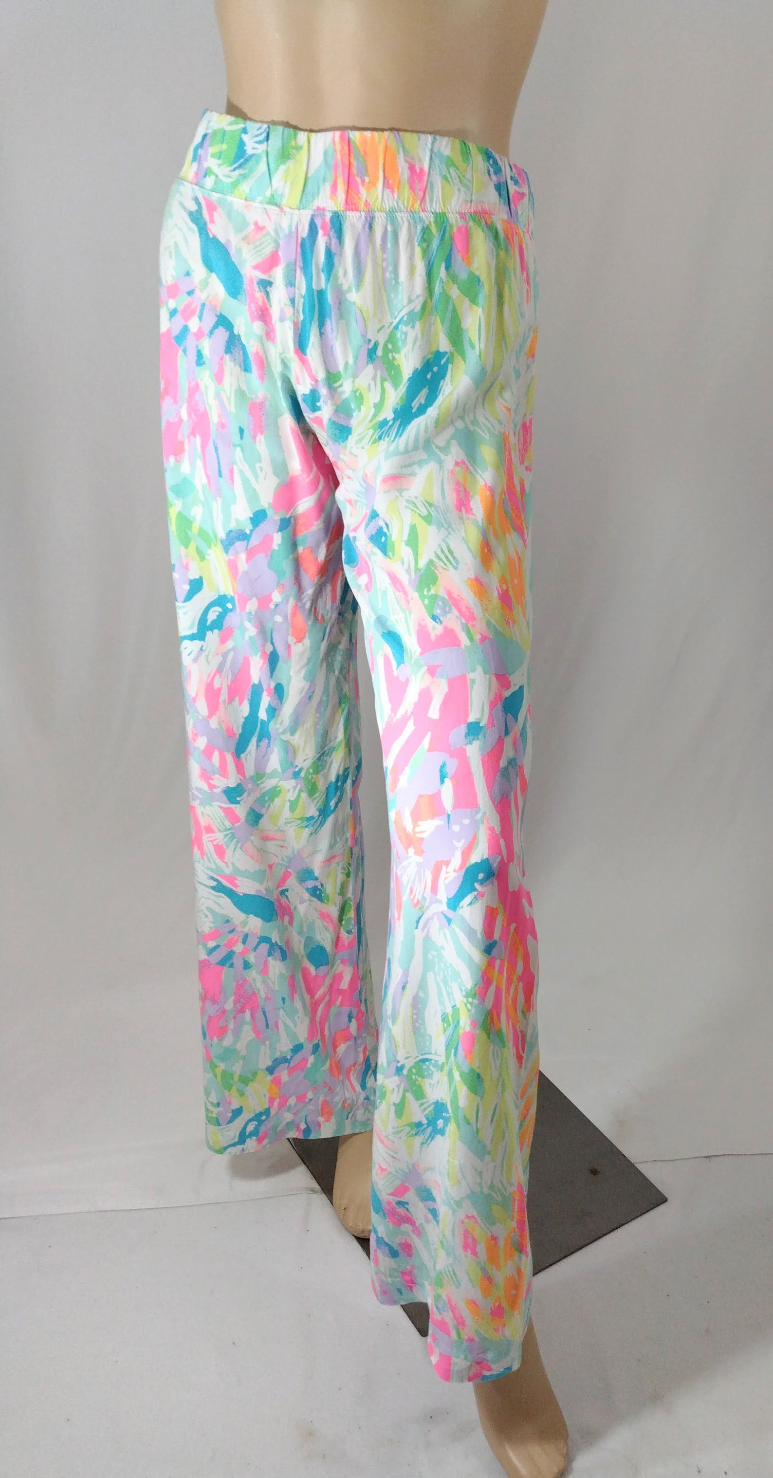 Lilly Pulitzer Pants Women's Pants Wild Colorful Neon - Etsy